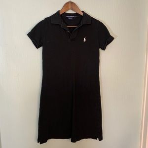 Ralph Lauren Sport Black Polo cotton Dress sz S
